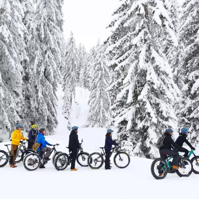 Fat bike groupe activité séminaire groupe cohésion equipe