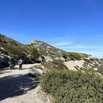 calanques de Marseille sormiou, vtt, seminaire entreprise de cohesion