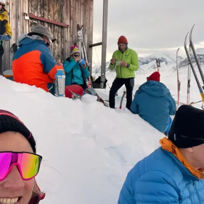 encas groupe piste royale laponie