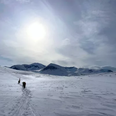 raid a ski nordique laponie suédoise